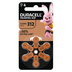 Батарейка Duracell PR41 / 312 * 6 (5007516/5011449)