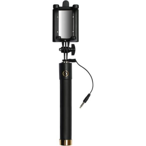 Монопод для селфи Grand-X Mirror 360 + зеркало U-крепление Gold (MI3UG)