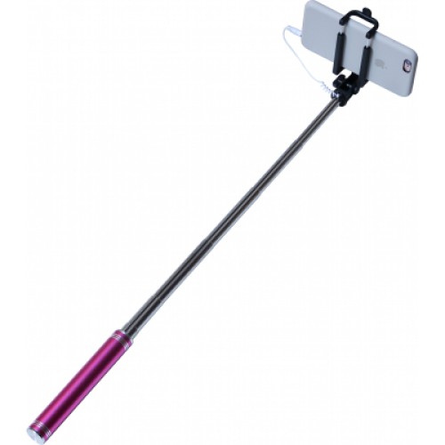 Монопод для селфи Grand-X Metallic 3,5 U-крепление 170-750мм Pink (M35UP)