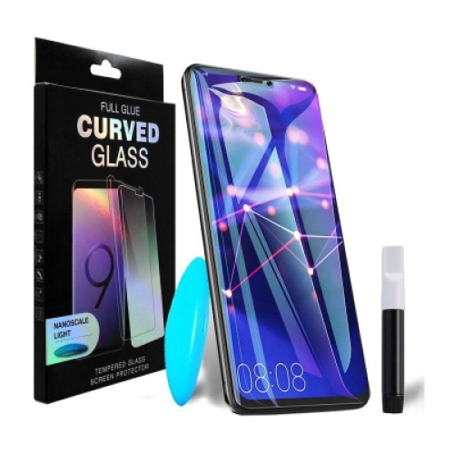 Стекло защитное PowerPlant Xiaomi Mi 10 Pro (liquid glue + UF-lamp) (GL607907)