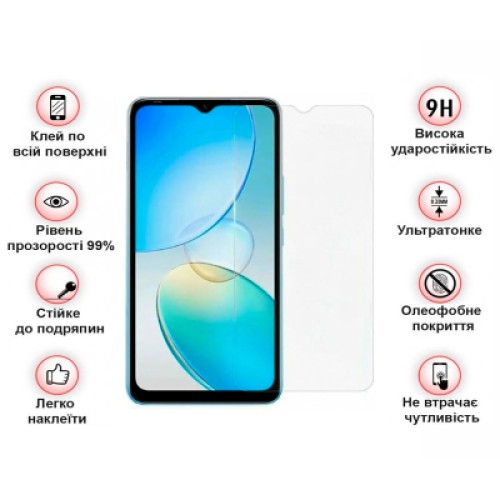 Стекло защитное BeCover Infinix Hot 12і (X665B) 3D Crystal Clear Glass (708539)