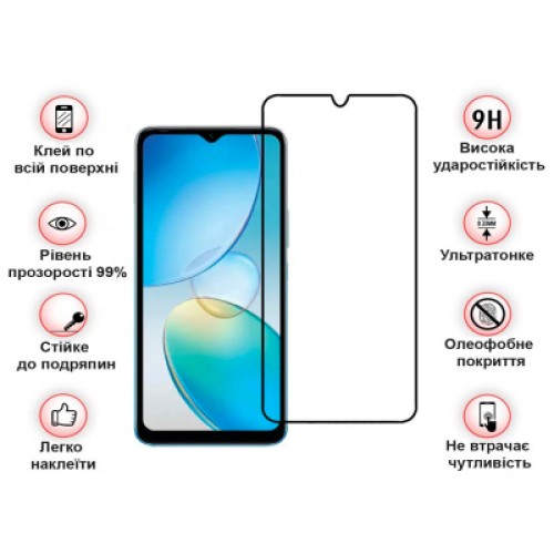 Стекло защитное BeCover Infinix Hot 12і (X665B) Black (708540)