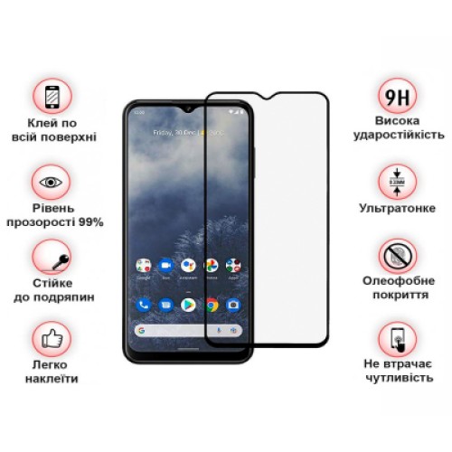Стекло защитное BeCover Nokia G60 5G Black (708548)