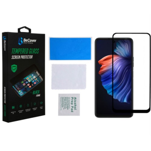 Стекло защитное BeCover Tecno POVA 3 (LF7n) Black (708163)