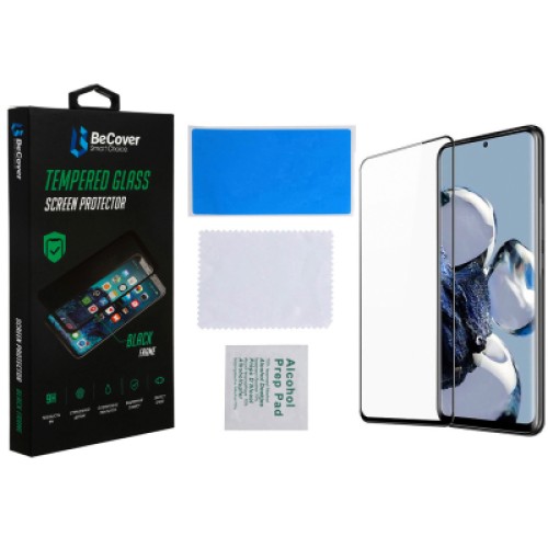 Стекло защитное BeCover Xiaomi 12T / 12T Pro Black (708558)