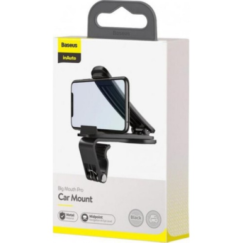 Универсальный автодержатель Baseus Big Mouth Pro Car Mount (applicable to centre console) Black (SUDZ-A01)