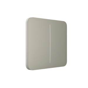 Розумний вимикач Ajax SoloButton 2-gang /Оливковий (SoloButton 2-gang /Olive)