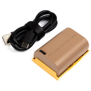 Аккумулятор к фото/видео PowerPlant Canon TLP-E6 2250mAh, with cable Type-C (CB970896)