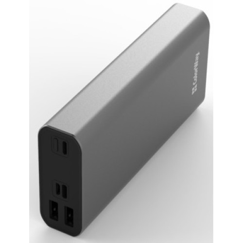 Батарея универсальная ColorWay 20 000 mAh PD/20W, QC/3.0, USB-C/Micro-USB/Lightning/USB-A max.22.5W Gray (CW-PB200LPH3GR-PDD)
