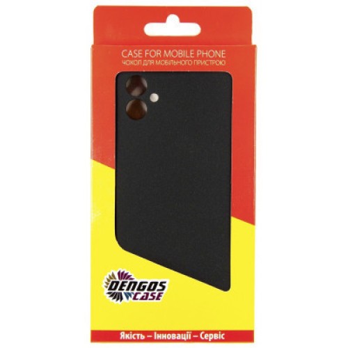 Чехол для мобильного телефона Dengos Carbon Samsung Galaxy A04e (black) (DG-TPU-CRBN-165)