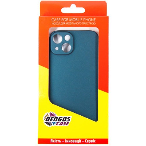 Чехол для мобильного телефона Dengos Soft iPhone 14 (green) (DG-TPU-SOFT-13)
