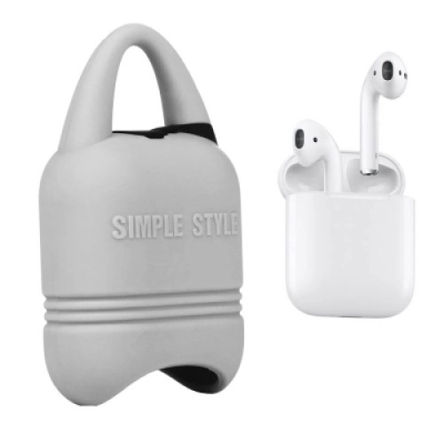 Чехол для наушников Kindon i-Smile для Apple AirPods IPH1430 Gray (702348)