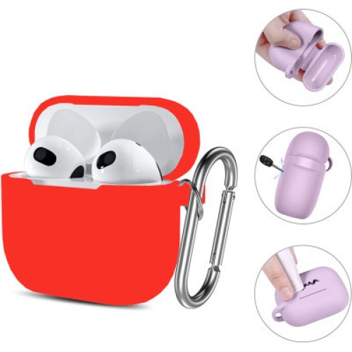 Чехол для наушников BeCover Silicon для Apple AirPods (3nd Gen) Red (707186)