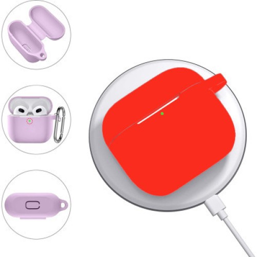 Чехол для наушников BeCover Silicon для Apple AirPods (3nd Gen) Red (707186)
