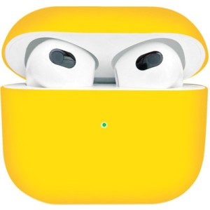 Чохол для навушників BeCover Silicon для Apple AirPods (3nd Gen) Yellow (707233)