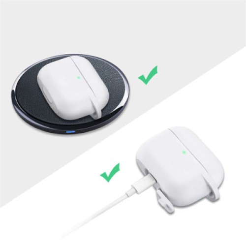 Чехол для наушников BeCover Silicon для Apple AirPods Pro White (704491)