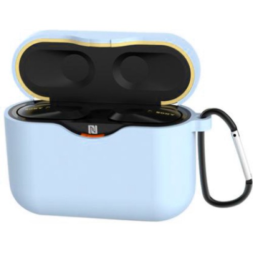 Чехол для наушников BeCover Silicon для Sony WF-1000XM3 Light Blue (705691)