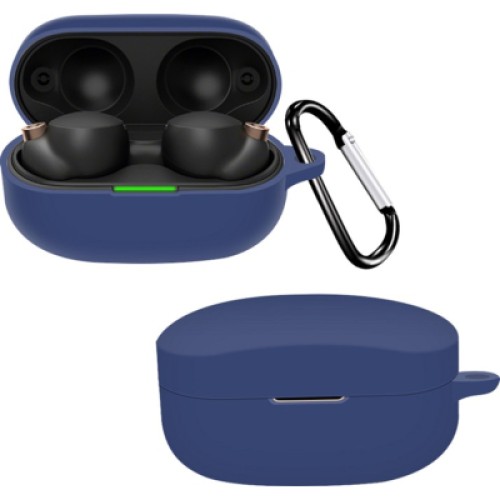 Чехол для наушников BeCover Silicon для Sony WF-1000XM4 Deep Blue (707190)