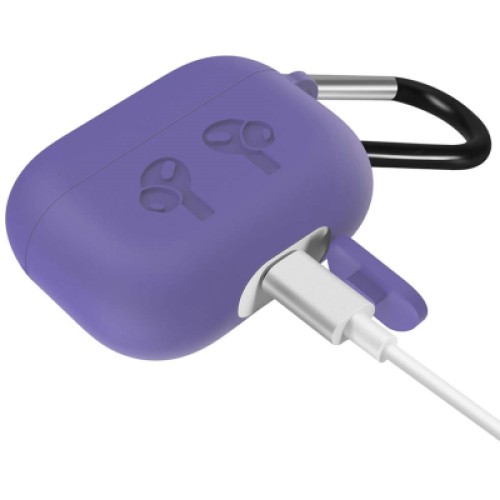 Чехол для наушников BeCover Silicon Protection для Apple AirPods Pro Light Purple (704499)