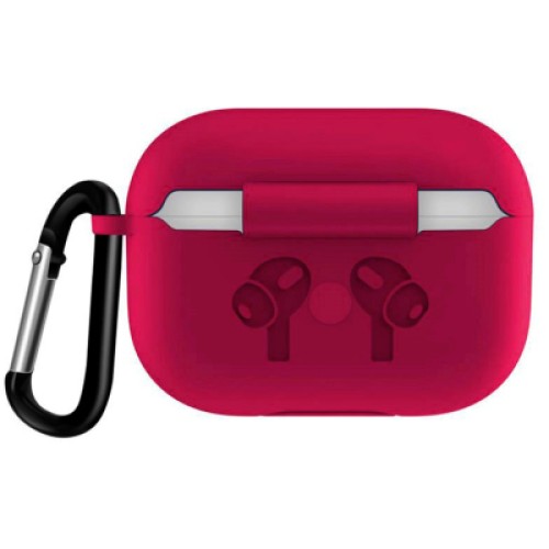 Чехол для наушников BeCover Silicon Protection для Apple AirPods Pro Rose Red (704504)