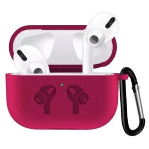 Чохол для навушників BeCover Silicon Protection для Apple AirPods Pro Rose Red (704504)
