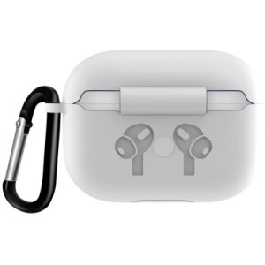 Чохол для навушників BeCover Silicon Protection для Apple AirPods Pro White (704505)