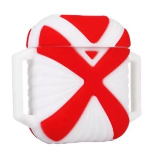 Чохол для навушників X-HuWei i-Smile для Apple AirPods IPH1443 Red+White (702334)