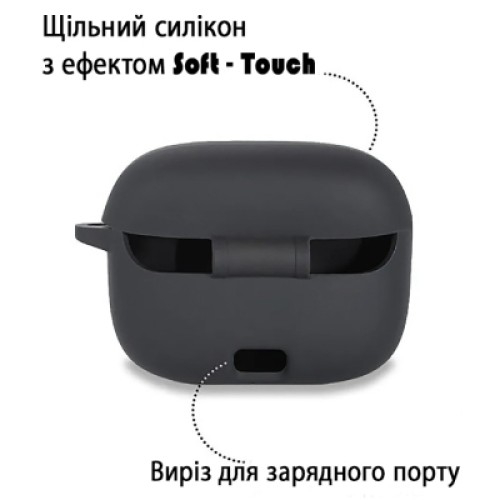 Чехол для наушников BeCover Silicon для JBL Tune 230 NC TWS Black (708608)