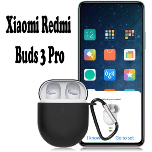 Чехол для наушников BeCover Silicon для Xiaomi Redmi Buds 3 Pro Black (707461)