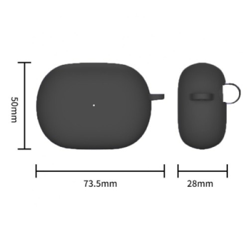 Чехол для наушников BeCover Silicon для Xiaomi Redmi Buds 4 Pro Black (708609)