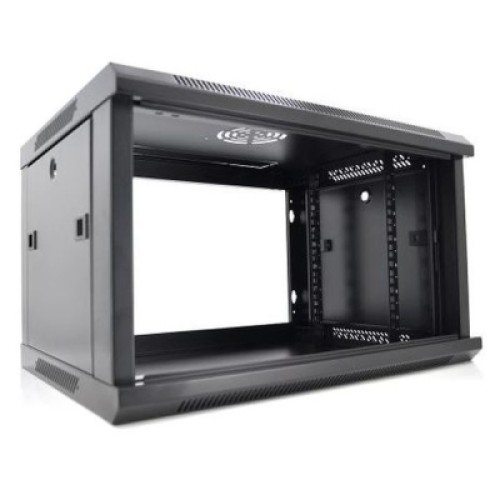 Шкаф настенный Merlion 6U 19" 600*450*367 (Ш*Г*В)мм, black (Ml3-6406 / 23526)