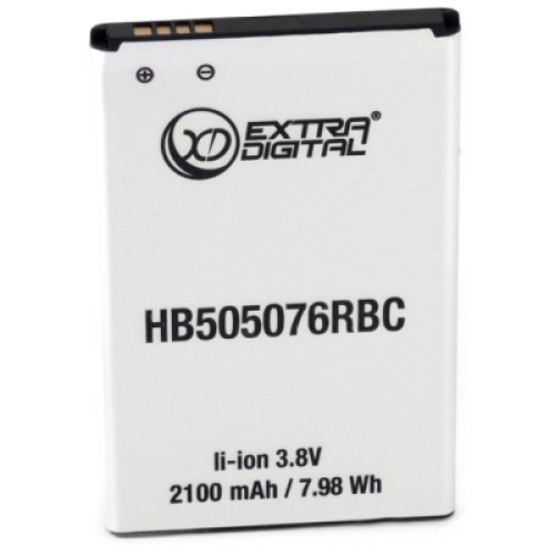 Аккумуляторная батарея Extradigital Huawei HB505076RBC 2100 mAh (BMH6435)