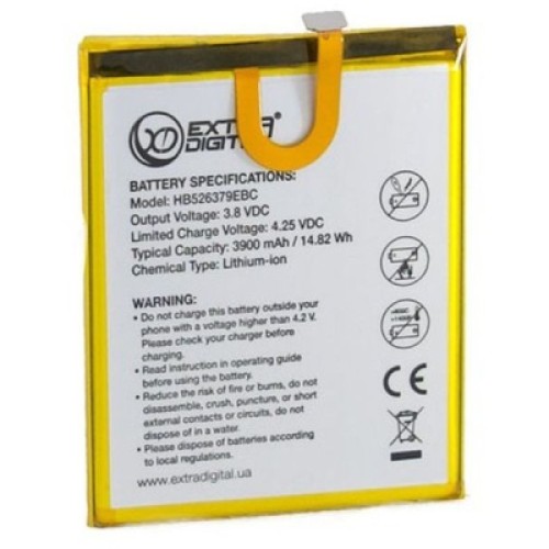 Аккумуляторная батарея Extradigital Huawei Y6 Pro 3900 mAh (BMH6495)