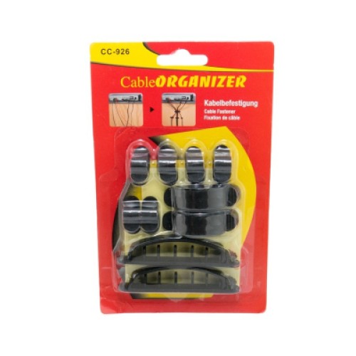 Держатель для кабеля Extradigital CC-926 Cable Clips, Black (KBC1711)