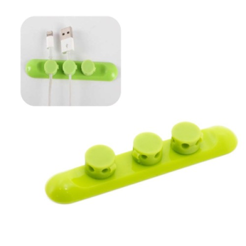 Держатель для кабеля Extradigital CC-952 Cable Clips, Green (KBC1704)