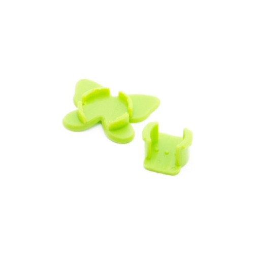 Держатель для кабеля Extradigital CC-948 Cable Clips butterfly, Green (KBC1713)