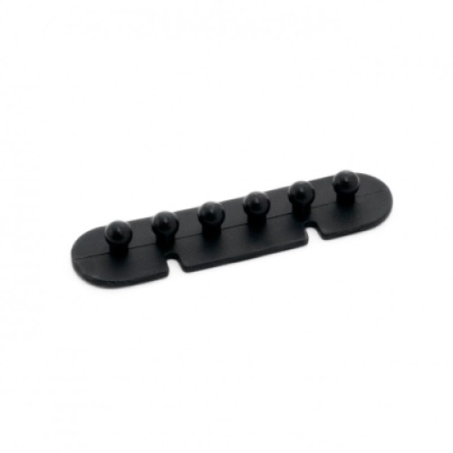 Держатель для кабеля Extradigital CC-595 Cable Clips, Black/Blue (KBC1725)