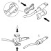 Держатель для кабеля Extradigital Cable Clips Savior for Aplle iPhone, защита от заломов, Red (KBC1738)