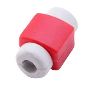 Тримач для кабелю Extradigital Cable Clips Savior for Aplle iPhone, захист від заломів, Red (KBC1738)