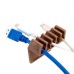 Держатель для кабеля Extradigital CC-902 Cable Clips, Brown (KBC1707)