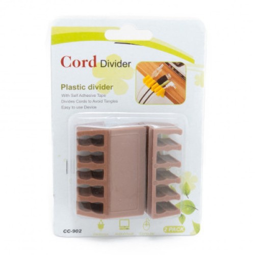 Держатель для кабеля Extradigital CC-902 Cable Clips, Brown (KBC1707)