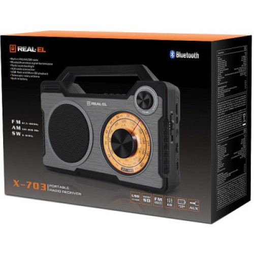 Портативный радиоприемник REAL-EL X-703