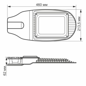 Прожектор Videx LED 50W 5000K Сірий (VL-SL06-505)