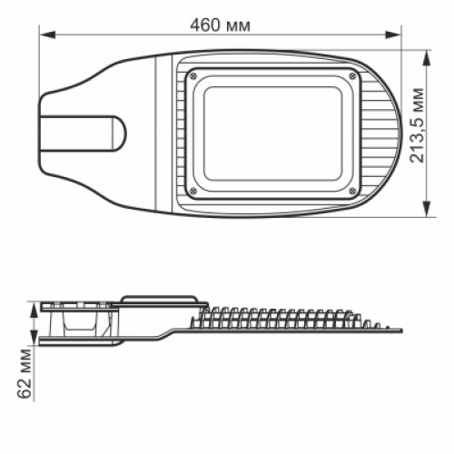 Прожектор Videx LED 50W 5000K Сірий (VL-SL06-505)