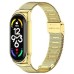 Ремешок для фитнес браслета BeCover Metal для Xiaomi Mi Smart Band 7 Gold (707495)