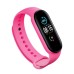 Ремешок для фитнес браслета BeCover Silicone для Xiaomi Mi Smart Band 5/6/7 Hot Pink (705556)