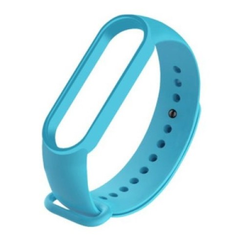 Ремешок для фитнес браслета BeCover Silicone для Xiaomi Mi Smart Band 5/6/7 Light Blue (707653)