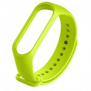 Ремінець до фітнес браслета BeCover Silicone для Xiaomi Mi Smart Band 5/6/7 Lime (705433)