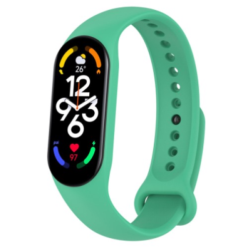 Ремешок для фитнес браслета BeCover Silicone для Xiaomi Mi Smart Band 7 Green (707481)