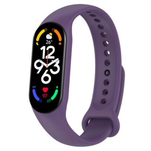 Ремешок для фитнес браслета BeCover Silicone для Xiaomi Mi Smart Band 7 Pro Purple (707484)